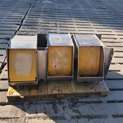 3 st. begagnade Polystall twin vattenkoppar från La Buvette